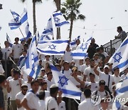 MIDEAST JERUSALEM ISRAELI FLAG MARCH