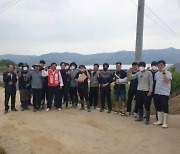 국힘 시의원 선거 홍태의 후보 청년농업인 격려