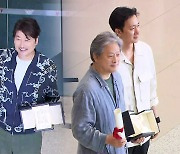 '칸 2관왕 주역' 송강호·박찬욱 귀국 "한국 영화 팬들께 감사"