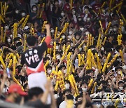 [포토] 타이거즈 팬들의 열띤 응원