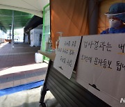 한산한 코로나19 선별진료소