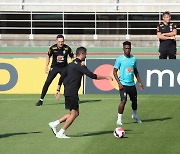 대한민국과 평가전 앞두고 공개 훈련 하는 브라질 대표팀