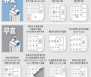 [그래픽] 6.1 지방선거 유효표와 무효표 어떻게 구분할까