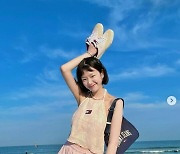 '164cm·43kg' 이유비, 팔뚝만 한 허벅지..말라도 너무 말랐네 [TEN★]