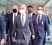 [포토] 외교부 찾은 성김 미 대북특별대표