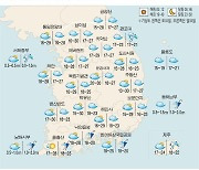 [표] 주말 레저 날씨 (6월 4일~6월 5일)