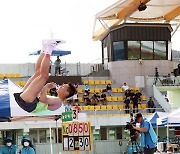 2m30넘은 우상혁, KBS배 전국육상대회서 대회 신기록 우승