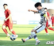 '아쉬운 마무리' U23 황선홍호, 베트남과 0-0으로 전반 마무리[오!쎈 현장]