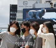 [포토]북극곰 앞에서 기념촬영~