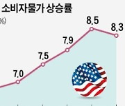 美 소비자물가 상승률 8개월 만에 꺾여..'인플레 정점' 논쟁 커지나