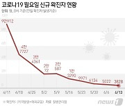 확진 3828명, 5개월만 3000명대..위중증 95명, 사망 17명(종합)