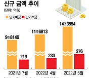 "짧고 굵게 굴린다" 단기예금에 몰리는 돈