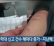 아동학대 신고 건수 해마다 증가..지난해 3,122건