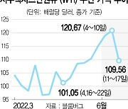 R공포에 유가 급락..'반짝 하락' 관측 여전