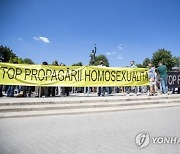 MOLDOVA GAY PRIDE PROTEST