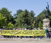 MOLDOVA GAY PRIDE PROTEST