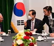 한덕수 총리, 로버트 클라크 미네소타 인정박람회 유치위원장 접견