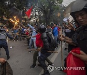 NEPAL FUEL PRICE HIKE PROTEST