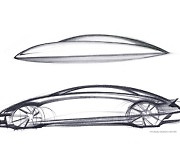 현대차, '아이오닉 6' 디자인 스케치 공개