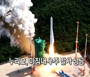 누리호, 우주로 위성 로켓 배송 '성공' [뉴스+현장]