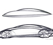 Sketch teaser sports Ioniq 6 resembling 2020 Prophecy concept car