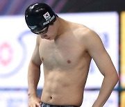 황선우, 세계선수권 자유형 100m에서는 17위로 예선 탈락