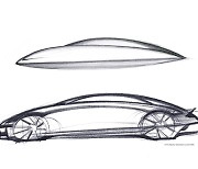 현대차, 새 전용 전기차 '아이오닉 6' 디자인 스케치 공개