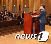 인천 지역 지방선거 당선인들 만난 이준석 국민의힘 대표