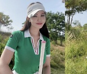 '170cm·49kg' 강예빈, 몸매 자랑하러 골프장 갔나? 말랐는데 글래머