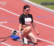 여자 400m 현역 최고 김지은, 전국육상선수권 우승..양예빈 3위