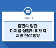 김현숙 장관, 디지털 성범죄 피해자 지원 현장 방문