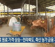 사료 원료 가격 상승..전라북도, 축산 농가 금융 지원