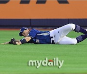 [MD포토] 손아섭 '환상적인 다이빙 캐치'