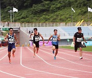 김국영, 육상 선수권 100m 준결승 10초 17..내일 10초 05 도전