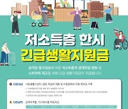 도봉구, 저소득층에 한시 긴급생활지원금 지급