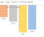 "삼성전자만 내리나"..글로벌 반도체기업, 올 들어 모두 하락