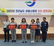 전남소방 '의용소방대 강의 경연대회' 개최