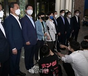 윤석열 정부의 경찰 통제 규탄하는 21대 국회 전반기 민주당 행안위원들