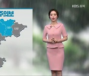 [날씨] 충북 내일 아침까지 장맛비..최고 100mm