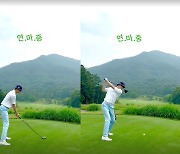 박서준, 이젠 골프 삼매경..비주얼만큼 완벽한 스윙