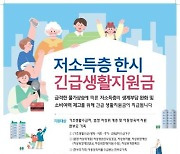 [세종소식] 저소득층 6천933가구에 긴급생활지원금 지급