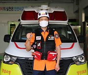 12명의 생명 살린 양산소방 김두은 구급대원 '최다 세이버' 인증