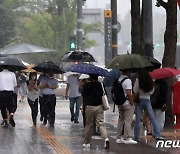[오늘의 날씨]광주·전남(24일, 금)..매우 강하고 많은 비..최대 150mm