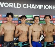 男계영 하루에 한국新 2개..세계 수영선수권 6위