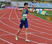 고승환, 한국 남자 200m 역대 공동 3위 20초51.."AG 메달 목표"