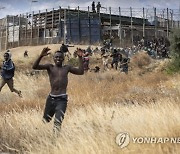 APTOPIX Spain Morocco Migrants