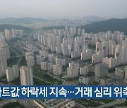 세종 아파트값 하락세 지속..대전·충남 거래 심리 위축