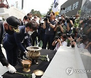 구국용사충혼비 찾은 이준석·안철수