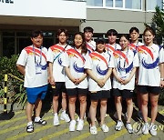 세계선수권 참가 위해 헝가리 도착한 오픈워터스위밍 대표팀