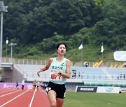 김유진, 전국육상선수권 여자 1,500m 우승..4분27초16